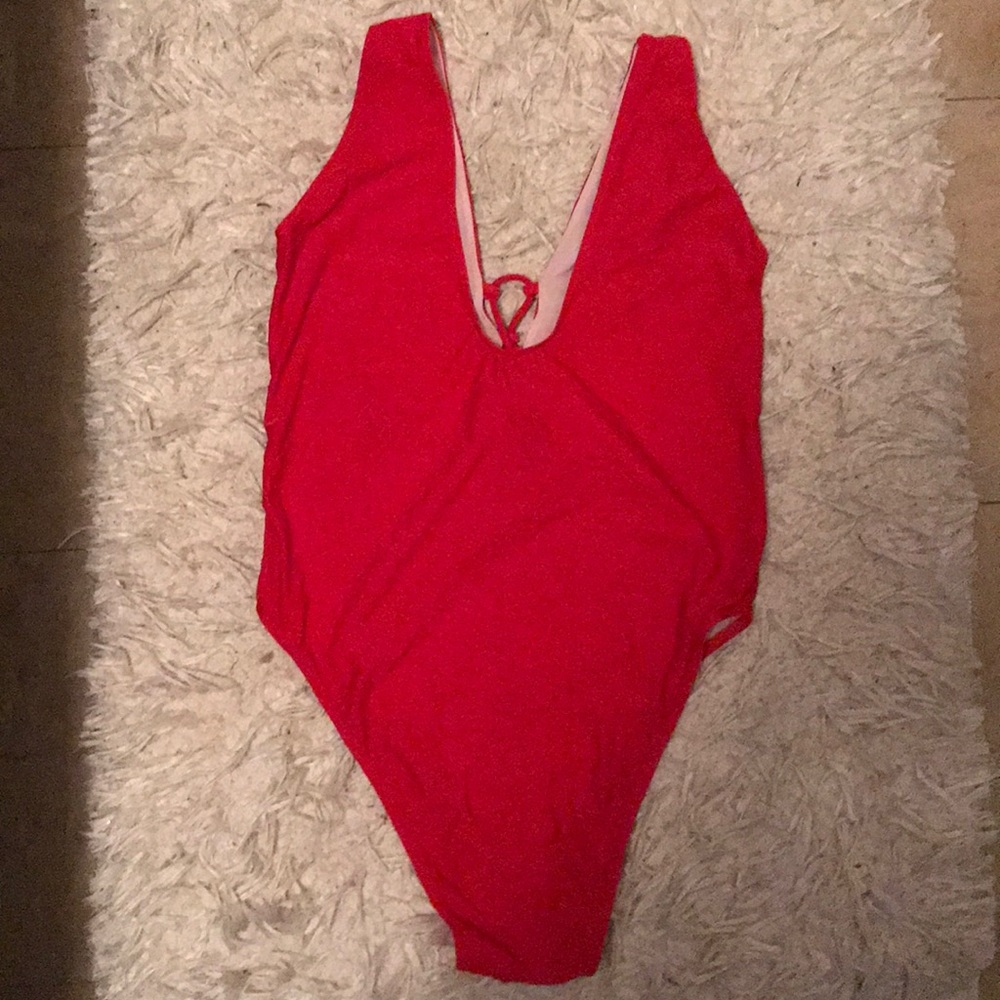High Bikini One Piece Swimsuit - Picture 2 of 2